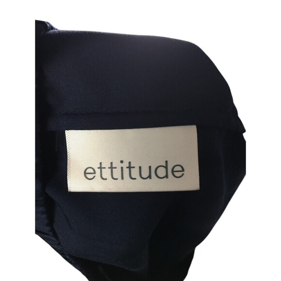 Ettitude Shorts Women's Size XL Navy Stretch 100% Bamboo Lyocell Stretch Light - Picture 4 of 6